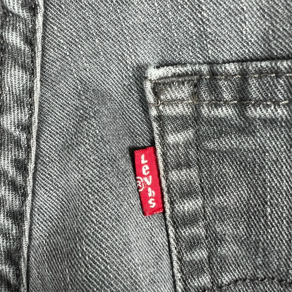 Levi's 511 Jeans Mens 28X28‎ Gray Denim Cotton Stretch Low Rise Slim Fit Travel